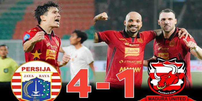 BRI Liga 1 - Persija Jakarta Bungkam Madura United 4-1